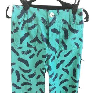 NWT The Colette Crop Wide-Leg Pants by Maeve Size 25